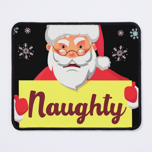 Item preview, Naughty Christmas Bad Angry Santa designed and sold by AEROSPACE-IND.