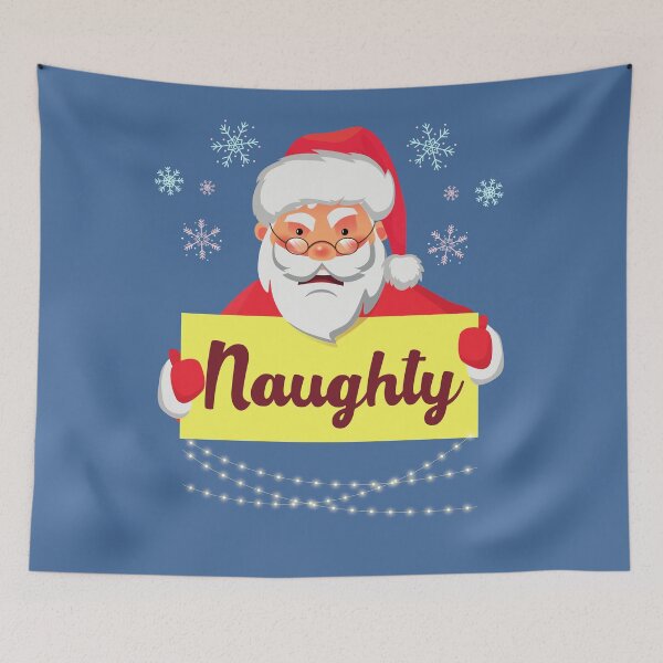 Item preview, Naughty Christmas Bad Angry Santa designed and sold by AEROSPACE-IND.