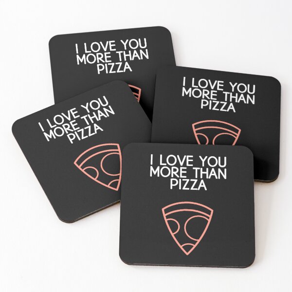 Item preview, I Love You More Than Pizza designed and sold by EnzoVectorism.