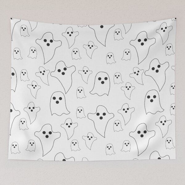 Item preview, Black and White Ghosts designed and sold by RobinLynneDes.