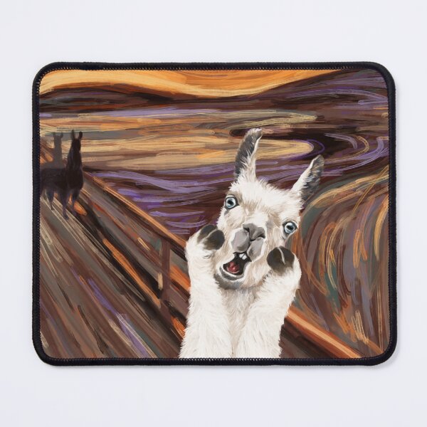 Item preview, Llama The Scream designed and sold by bignosework.