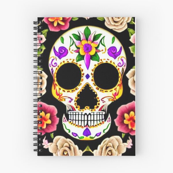 Item preview, Sugar skull, Santa Muerte,Victorian Ghotic Floral Skull, skull with floral designed and sold by ValleyDream.
