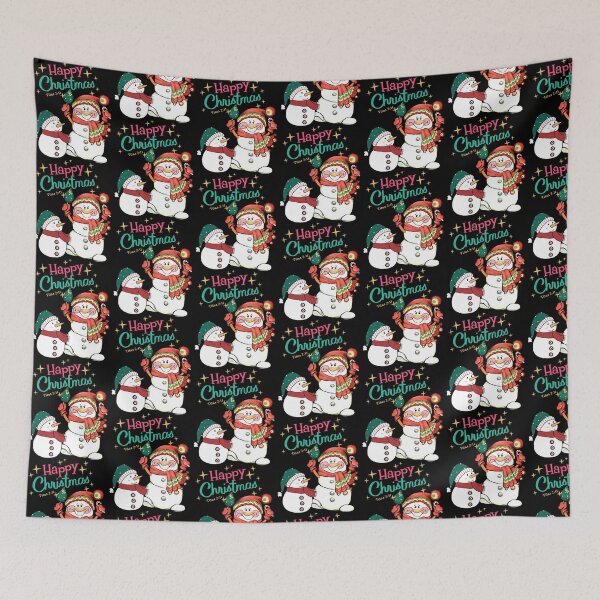 Item preview, Funny snowmen with Happy Christmas.  Salvation to all People Titus 2:11  designed and sold by onlyscriptures.