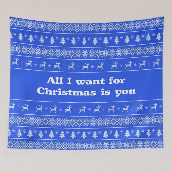 Item preview, All I want for Christmas is you, blue. designed and sold by rawlex.
