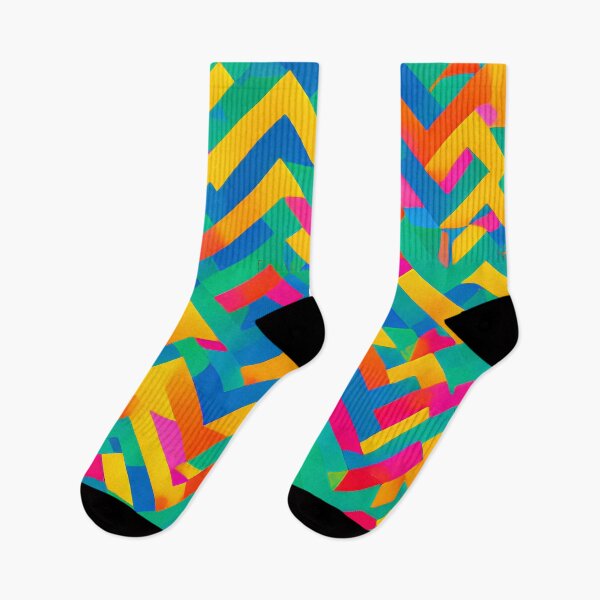 Item preview, Zig zag fun rainbow pattern designed and sold by FinaSusu.