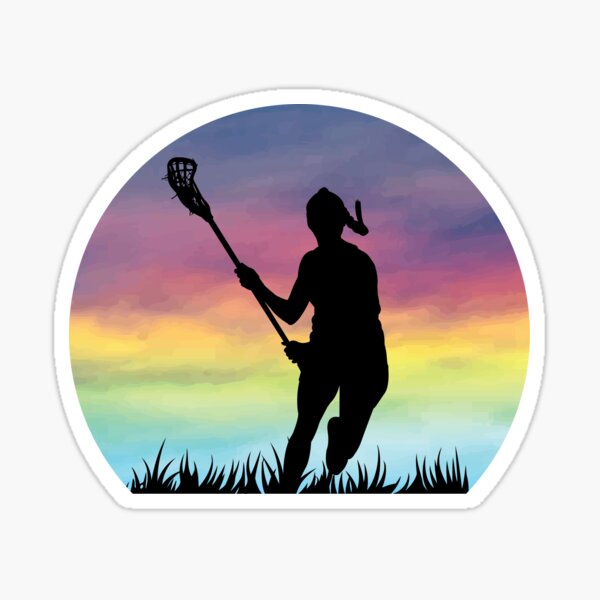 Lacrosse Sticks - Lacrosse Player - Lax Player Silhouette Gray and Red  Greeting Card for Sale by Cavegirl555