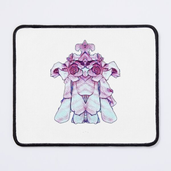 Item preview, Top-knot dog in light blue and pink designed and sold by FlossOrFi.