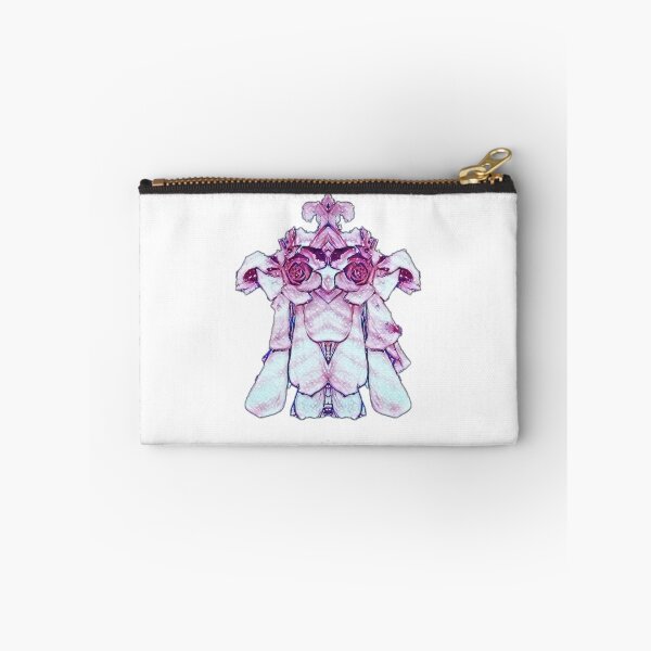 Item preview, Top-knot dog in light blue and pink designed and sold by FlossOrFi.