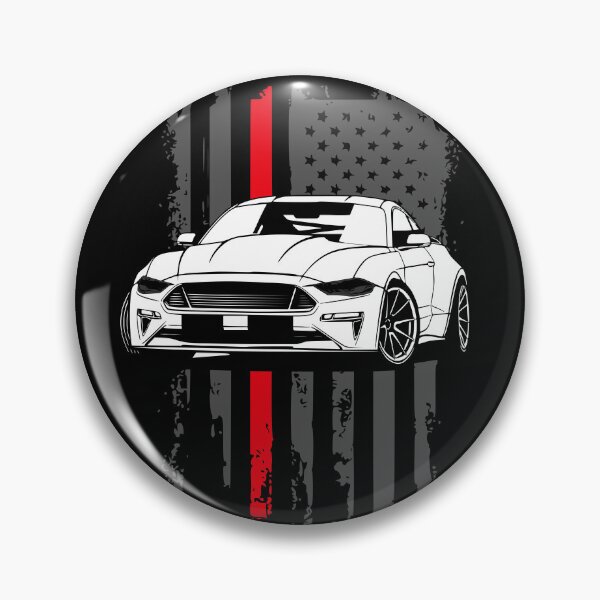 Item preview, Patriotic American Flag V8 Muscle Car Pony Mustang designed and sold by AutoDesignWerks.