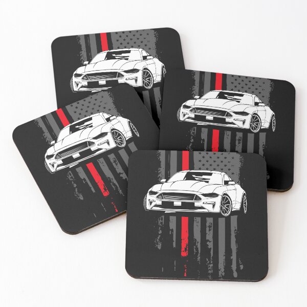 Item preview, Patriotic American Flag V8 Muscle Car Pony Mustang designed and sold by AutoDesignWerks.