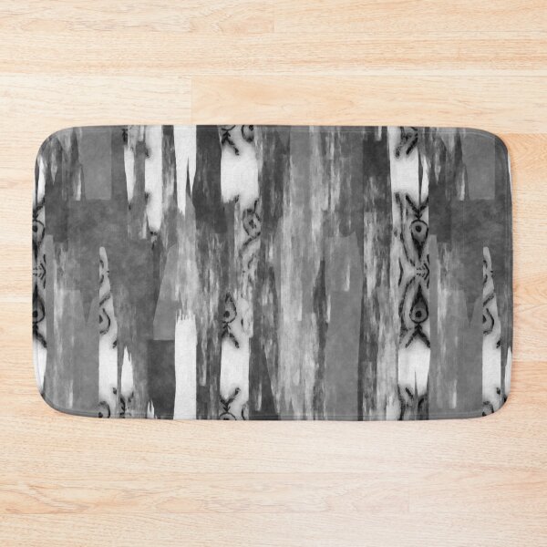 Item preview, Collage pattern from black white gray paper strips designed and sold by Pavnud.