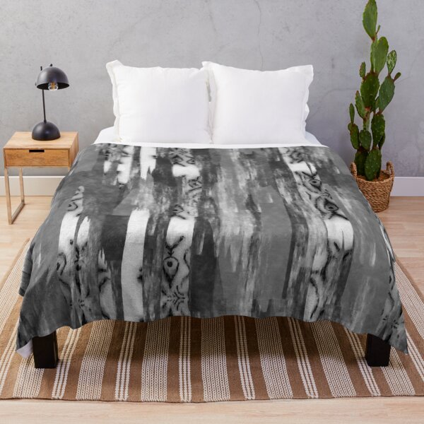 Item preview, Collage pattern from black white gray paper strips designed and sold by Pavnud.