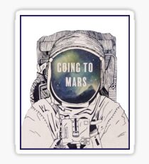J+TL Going to Mars Sticker