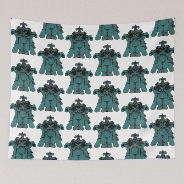 Item preview, Top-knot dog in green designed and sold by FlossOrFi.