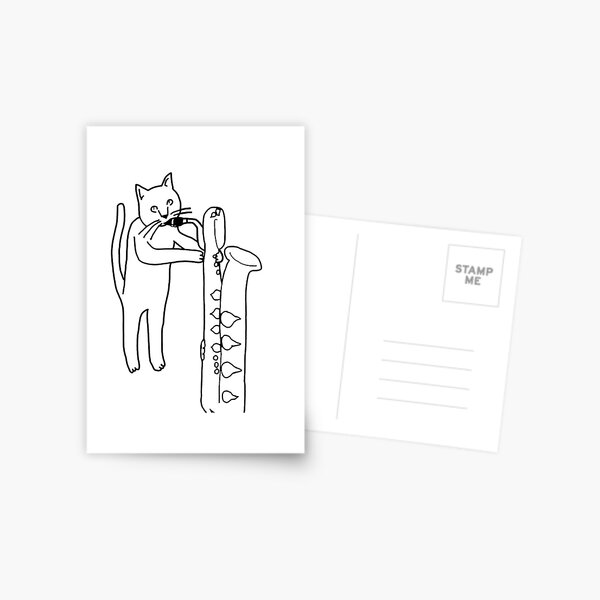 Item preview, Sax Cat designed and sold by zeewa.