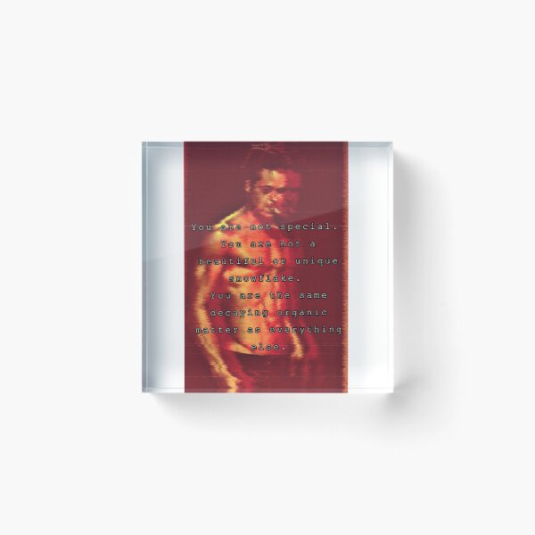 Item preview, Tyler Durden, Fight Club, Brad Pitt designed and sold by Nick800.