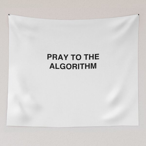 Item preview, Pray to the algorithm (Black) designed and sold by hypelaboratory.