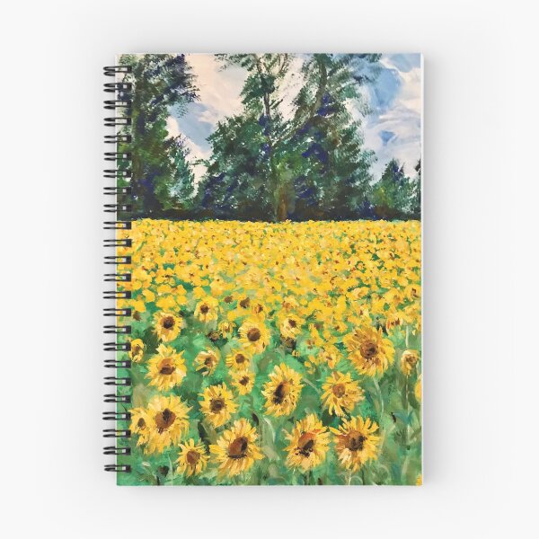 Artikelvorschau, Feld der Sonnenblumen Malerei entworfen und verkauft von Bekiwool.