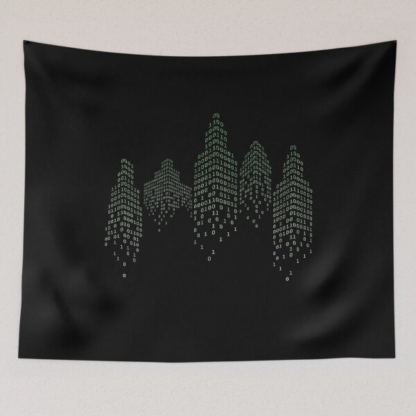 Item preview, Binary City IT Hacker Code designed and sold by MooonTees.