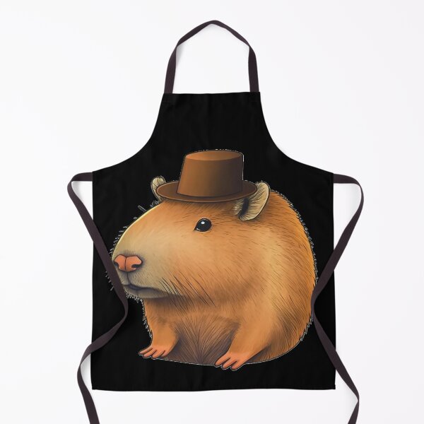 Item preview, Capybara Wearing a Hat designed and sold by CapybaraCentral.