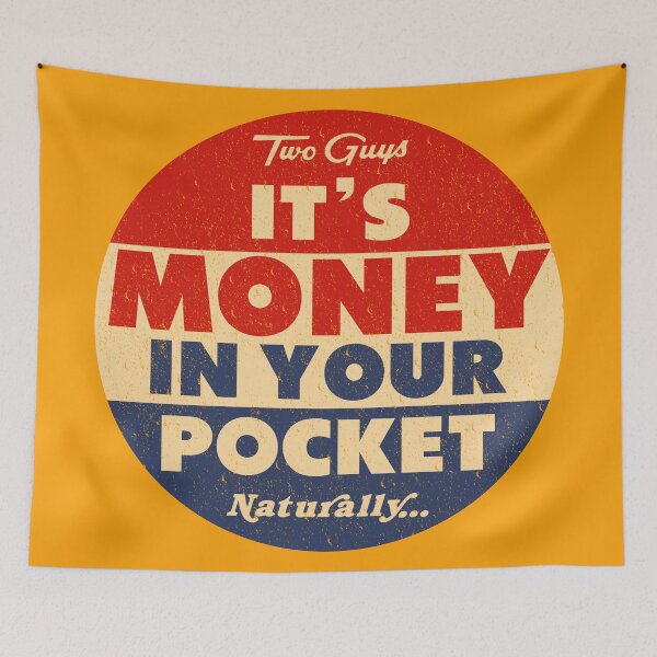 Item preview, Two Guys Discount Department Store - It's Money In Your Pocket designed and sold by TeeArcade84.