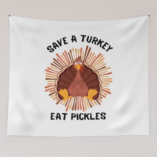 Item preview, Save a turkey eat pickles designed and sold by KatisDesign.