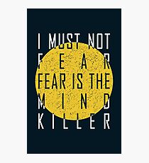Dune - The Litany Against Fear (White) Photographic Print