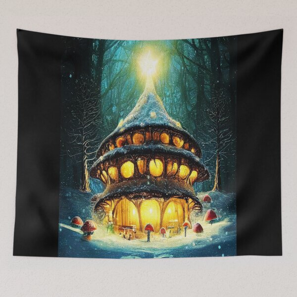 Item preview, Mushroom house designed and sold by pnkpopcorn.
