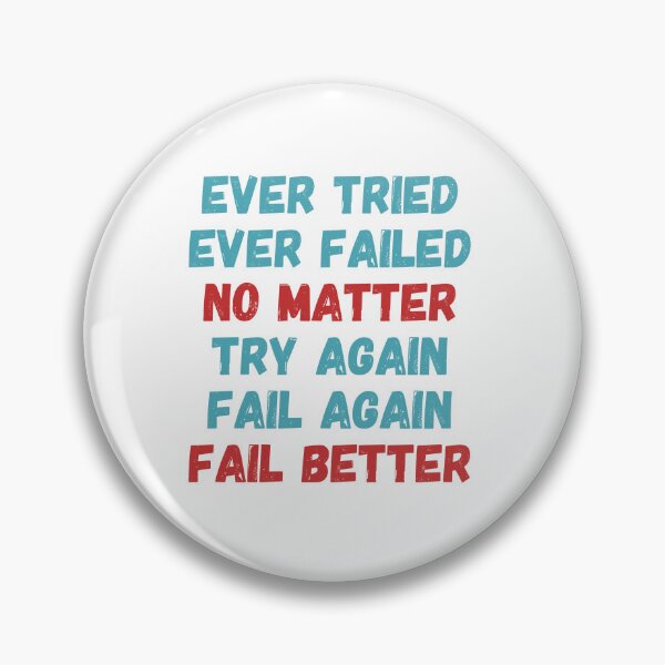 Item preview, Try again - fail better designed and sold by Kingrocker.