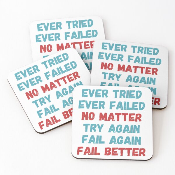 Item preview, Try again - fail better designed and sold by Kingrocker.