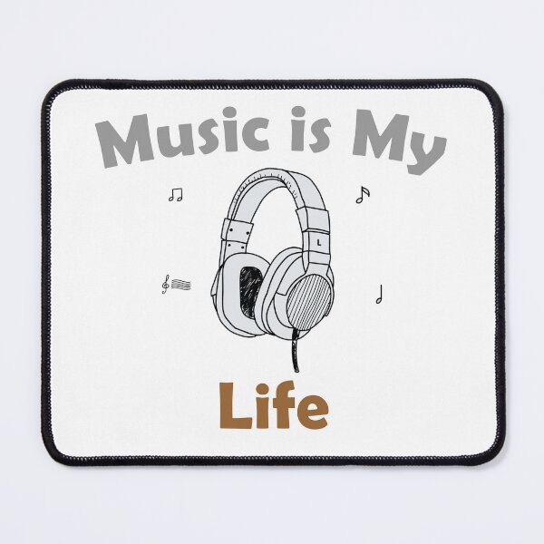 Item preview, Music is my life vintage design designed and sold by SeniorPrint99.