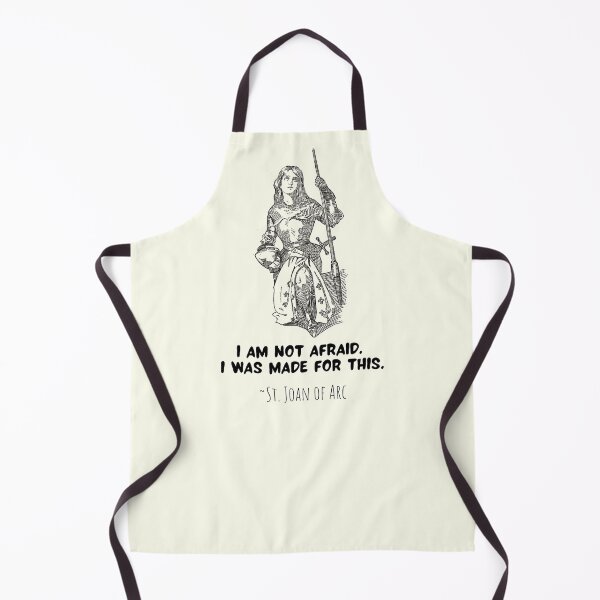Item preview, Joan of Arc I Am Not Afraid, I Was Made for This. Motivational Inspirational Saint Quote designed and sold by IceCreamMuseum.