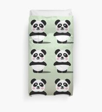 Kawaii Panda Pattern Duvet Cover