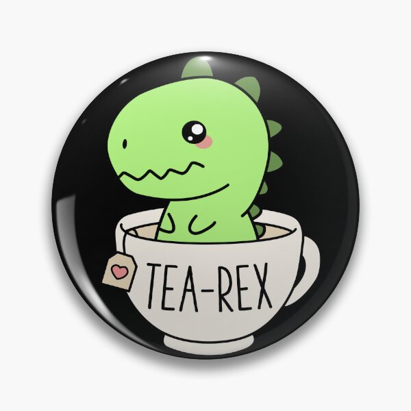 Item preview, Tea-Rex Cute T-Rex Dinosaur Kawaii Funny Dino Pun designed and sold by MintedFresh.