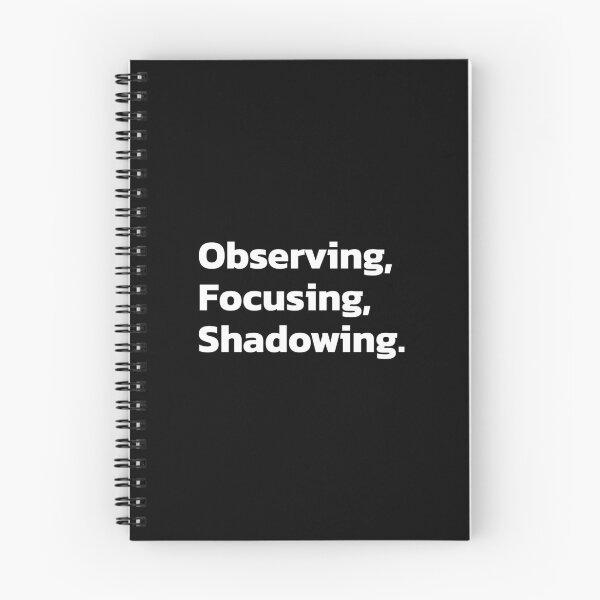 Item preview, Observing, Focusing, Shadowing. designed and sold by Quote a Passage.