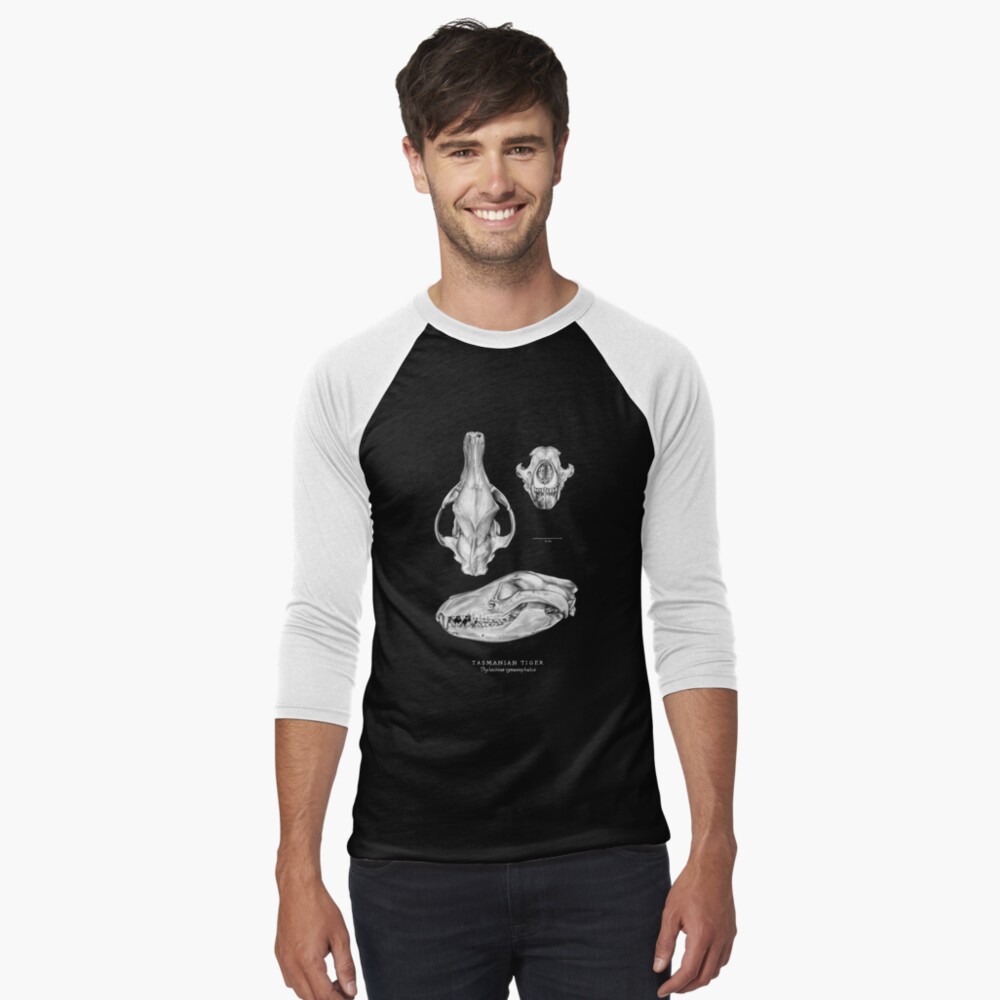 Item preview, Baseball ¾ Sleeve T-Shirt designed and sold by antarcticpip.