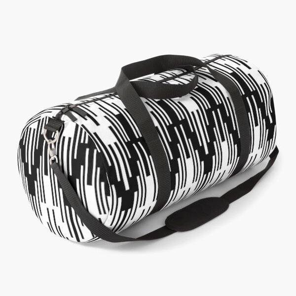 Item preview, Black and White Striped Chevron Ripple Pattern designed and sold by All-Black-White.