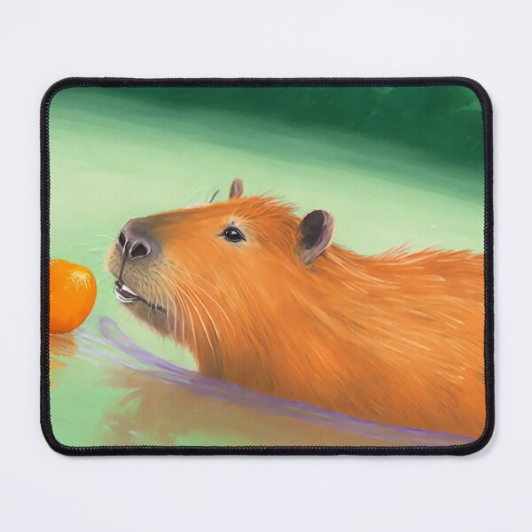 Item preview, Capybara Swimming with Oranges designed and sold by CapybaraCentral.