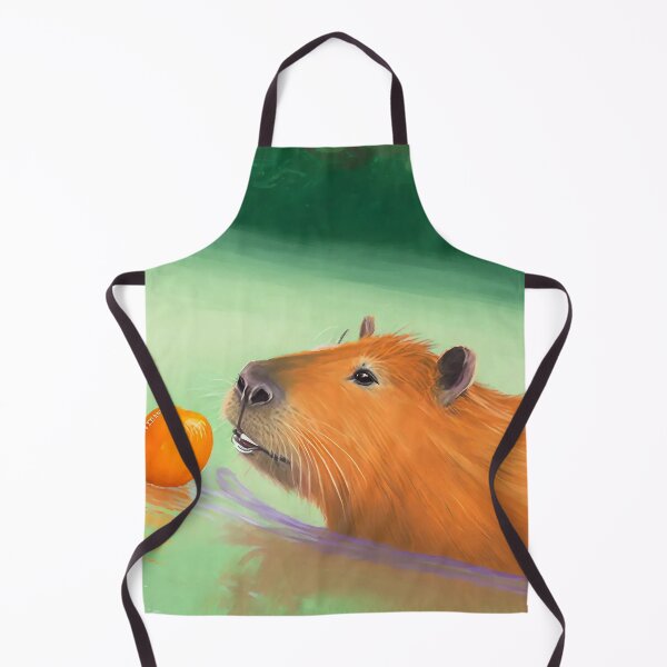 Item preview, Capybara Swimming with Oranges designed and sold by CapybaraCentral.