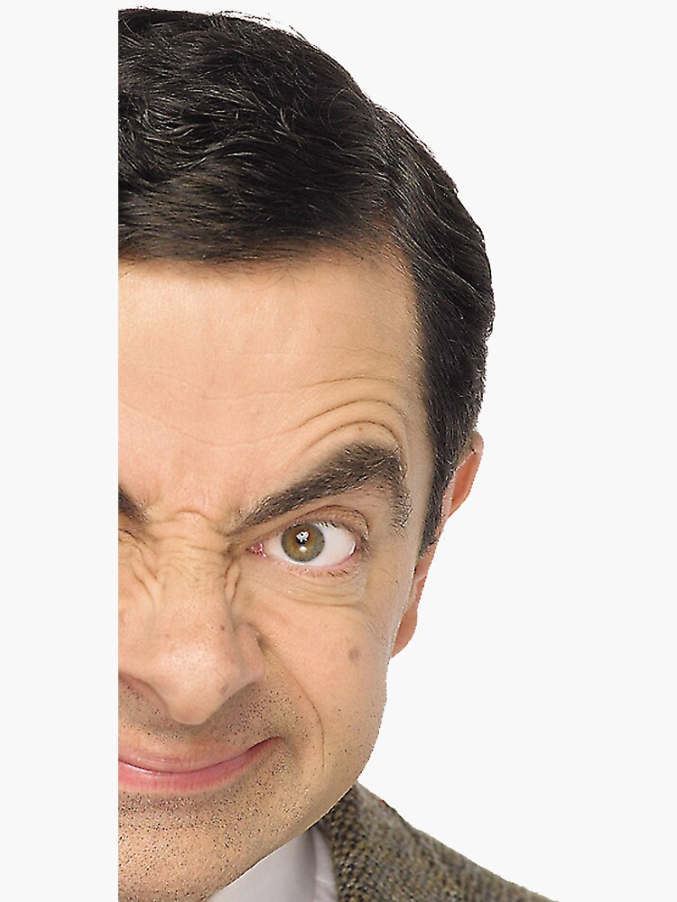 "MR BEAN" Sticker for Sale by Thakura258 Redbubble