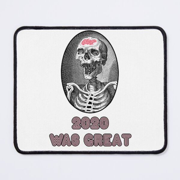 Item preview, '2020 was great' Skull Design - Retro Illustration Design for T-shirts, mugs, phone cases and other accessories designed and sold by Ridiculam Toga.