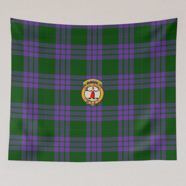 Item preview, Elphinstone Scottish Tartan and Crest designed and sold by BagTown Clans.