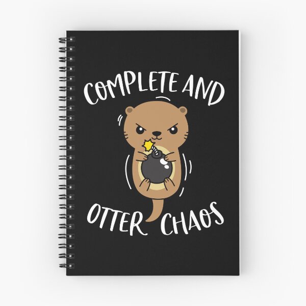Item preview, Complete and Otter Chaos Funny Cute Sea Otter Pun designed and sold by MintedFresh.