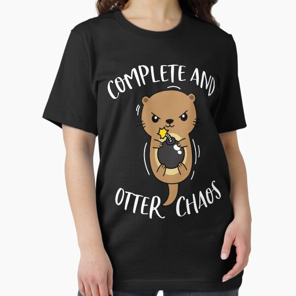 Artikel-Vorschau von Komplettes und Otter Chaos Lustiges süßes Seeotter Wortspiel, designt und verkauft von MintedFresh.