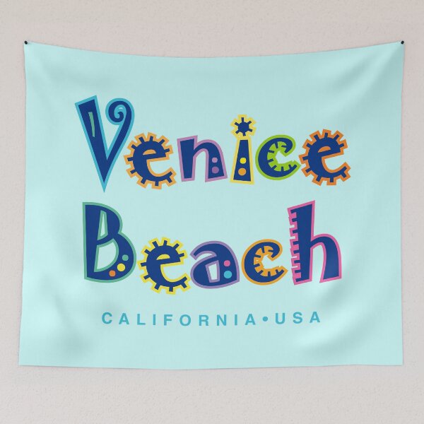 Item preview, Venice Beach California Tropical Type Design designed and sold by Futurebeachbum.
