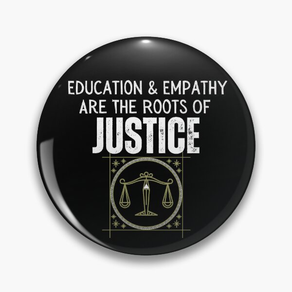 Item preview, Education & Empathy Justice Grunge Text Political Design designed and sold by EarthArtDesigns.