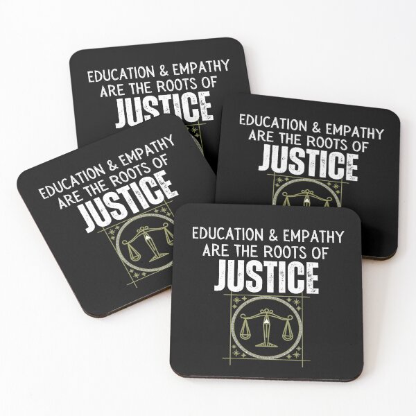 Item preview, Education & Empathy Justice Grunge Text Political Design designed and sold by EarthArtDesigns.