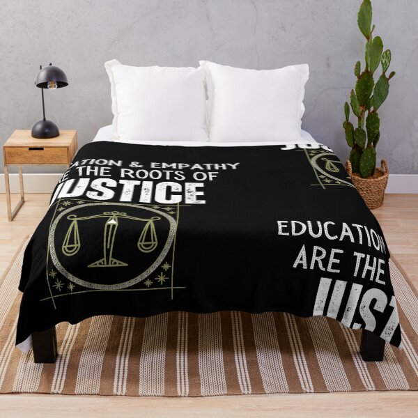 Item preview, Education & Empathy Justice Grunge Text Political Design designed and sold by EarthArtDesigns.