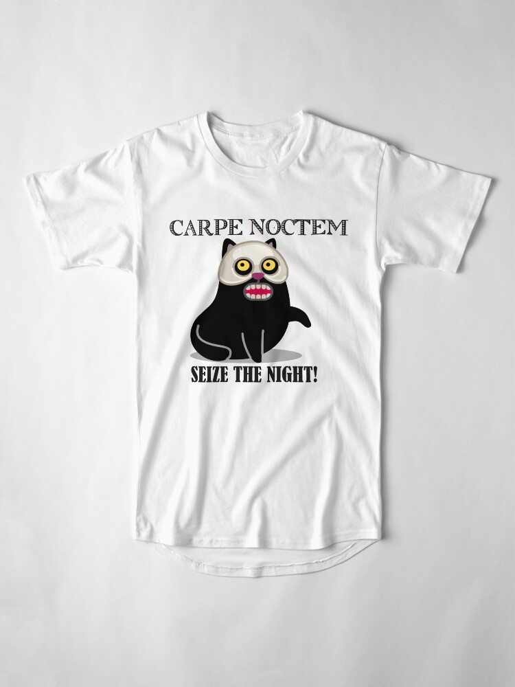 Alternate view of The Masquerade Phantom Cat! Long T-Shirt