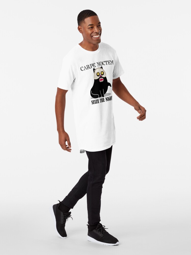 Alternate view of The Masquerade Phantom Cat! Long T-Shirt